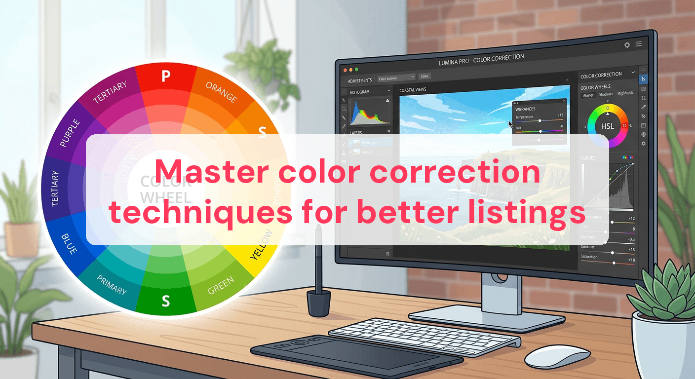 Master color correction techniques for better listings