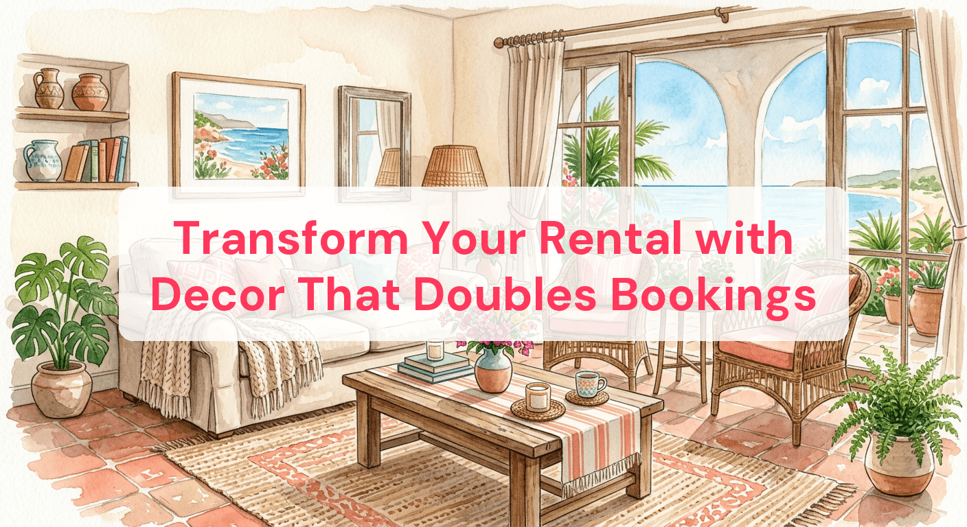 Transform Your Rental with Decor That Doubles Bookings