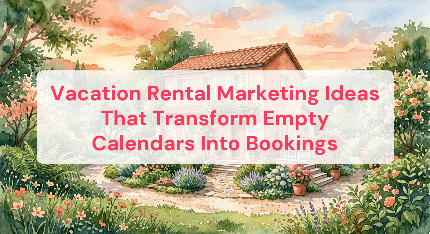 Vacation Rental Marketing Ideas That Transform Empty Calendars Into Bookings