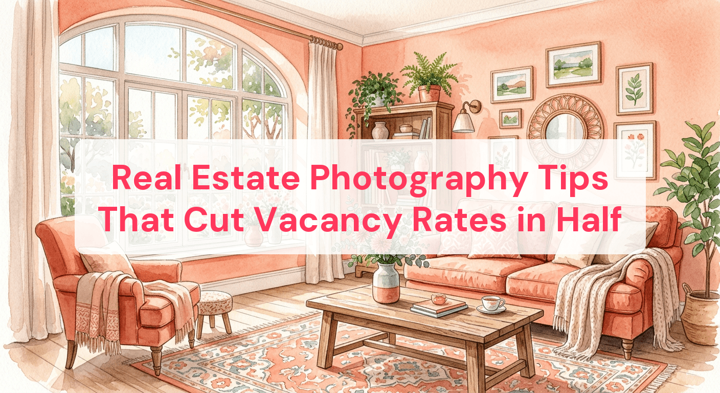Real Estate Photography Tips That Cut Vacancy Rates in Half