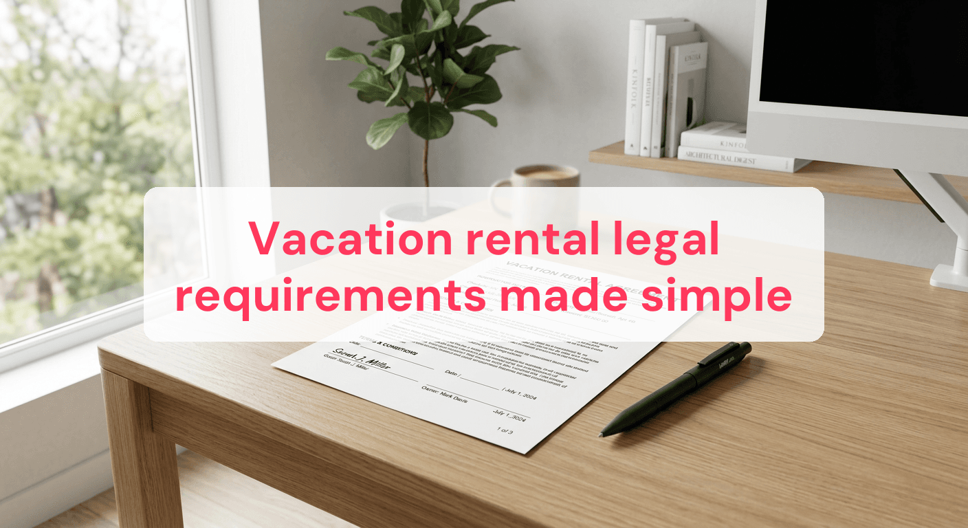 Vacation rental legal requirements made simple
