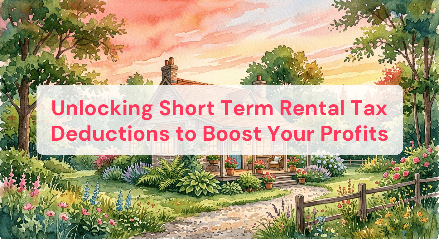 Unlocking Short Term Rental Tax Deductions to Boost Your Profits