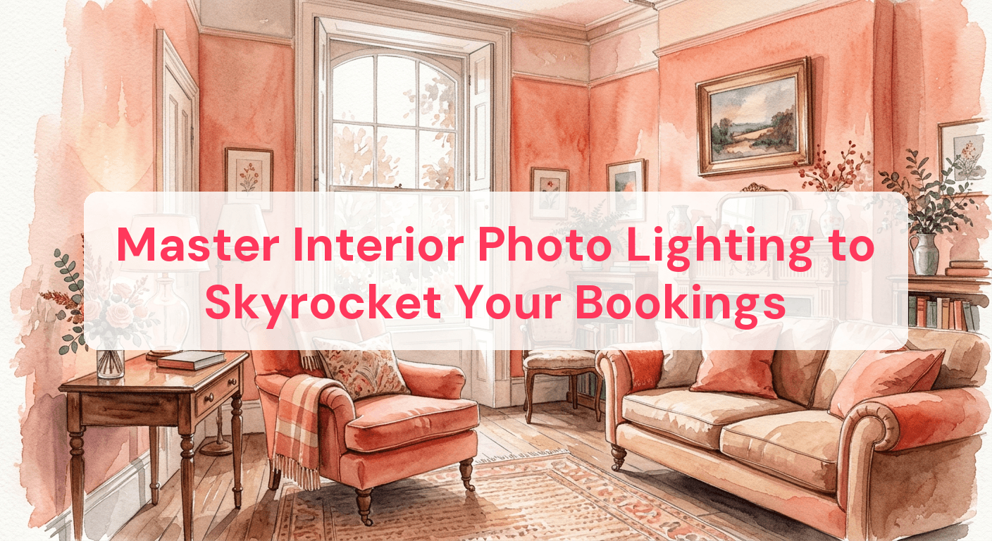 Master Interior Photo Lighting to Skyrocket Your Bookings