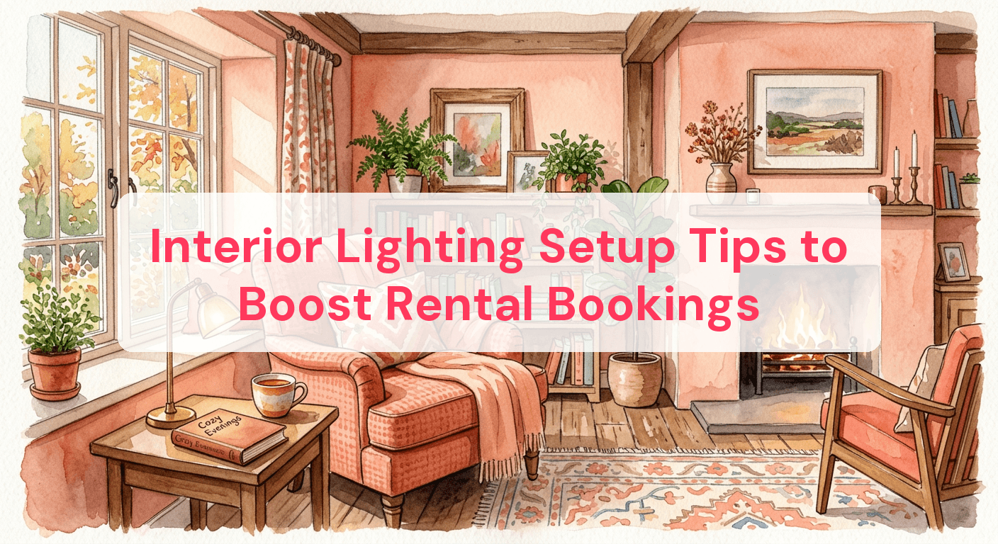 Interior Lighting Setup Tips to Boost Rental Bookings