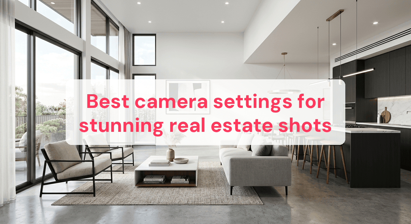 Best camera settings for stunning real estate shots