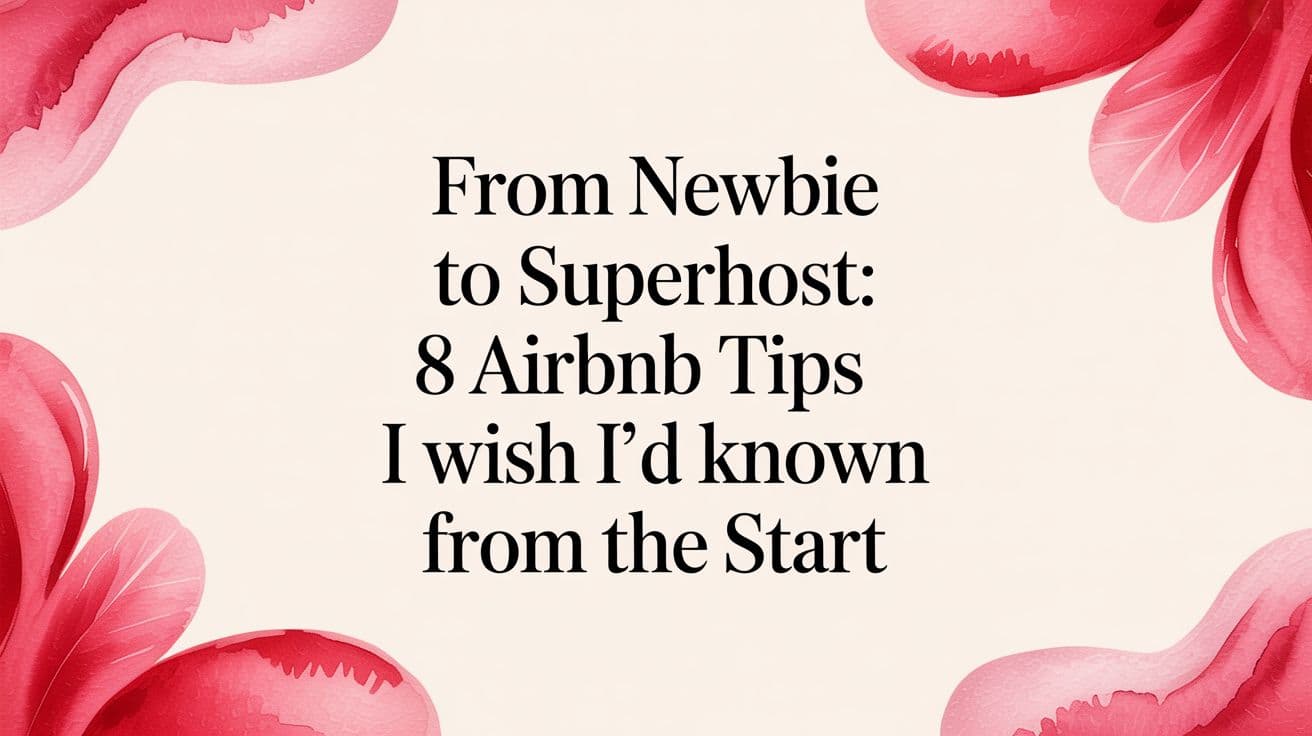 From Newbie to Superhost: 8 Airbnb Tips I Wish I'd Known From the Start