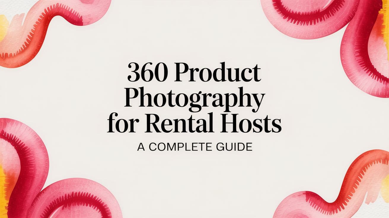 A Host's Guide to 360 Product Photography