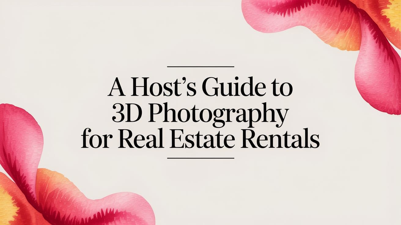 A Host’s Guide to 3D Photography for Real Estate Rentals