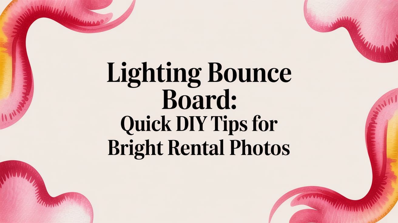 My Secret Weapon for Bright Rental Photos? A $20 Lighting Bounce Board