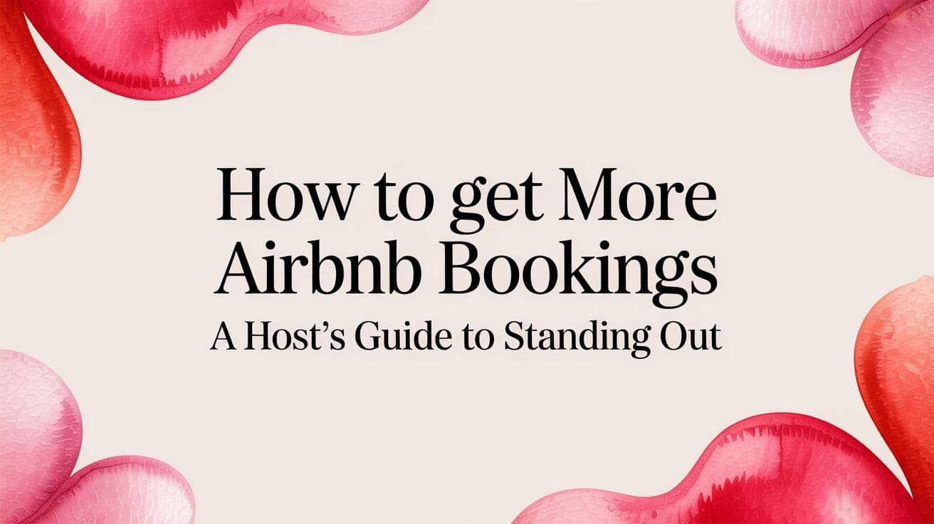 How to Get More Airbnb Bookings: A Host's Guide to Standing Out