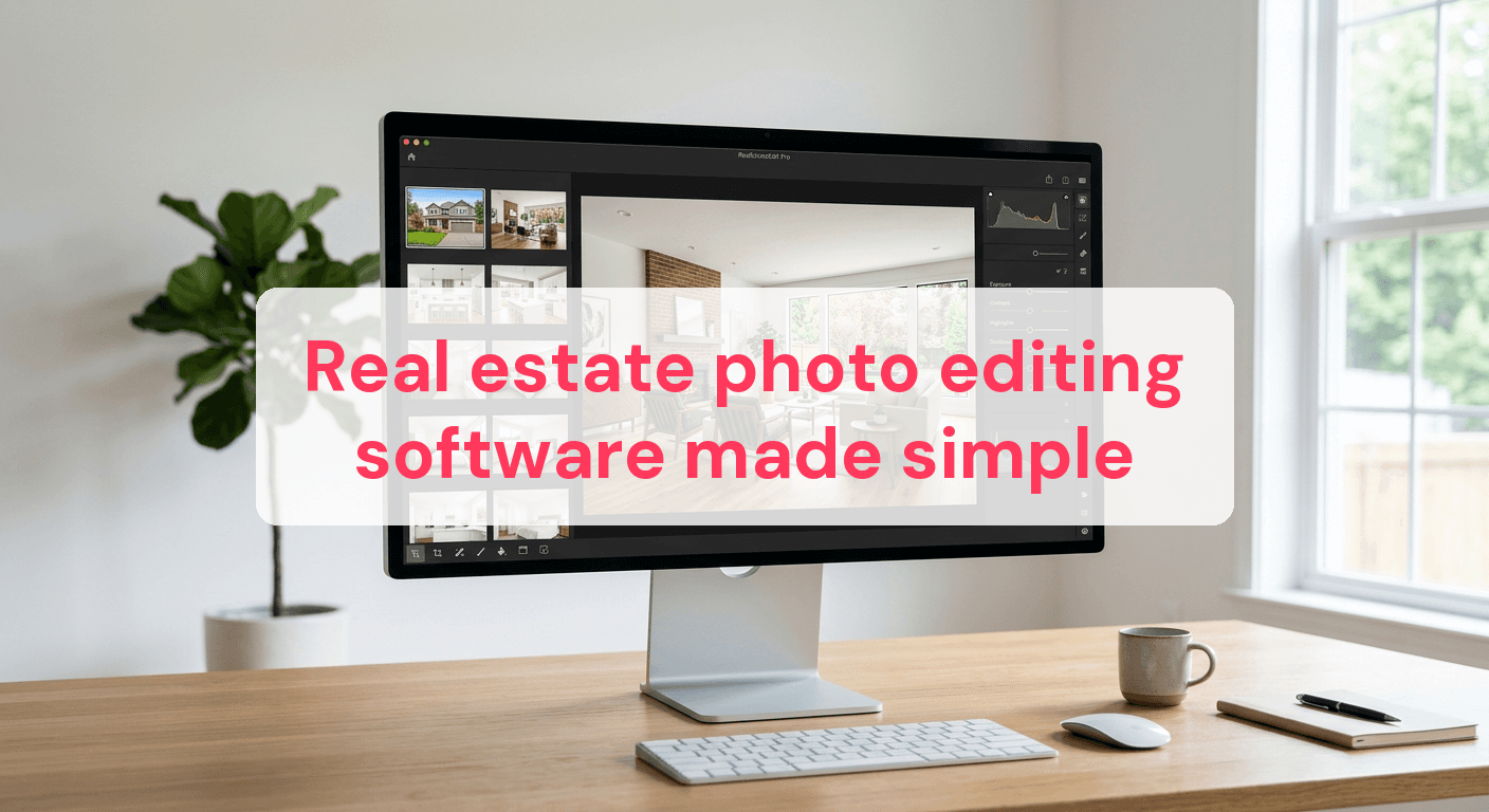 Real estate photo editing software made simple