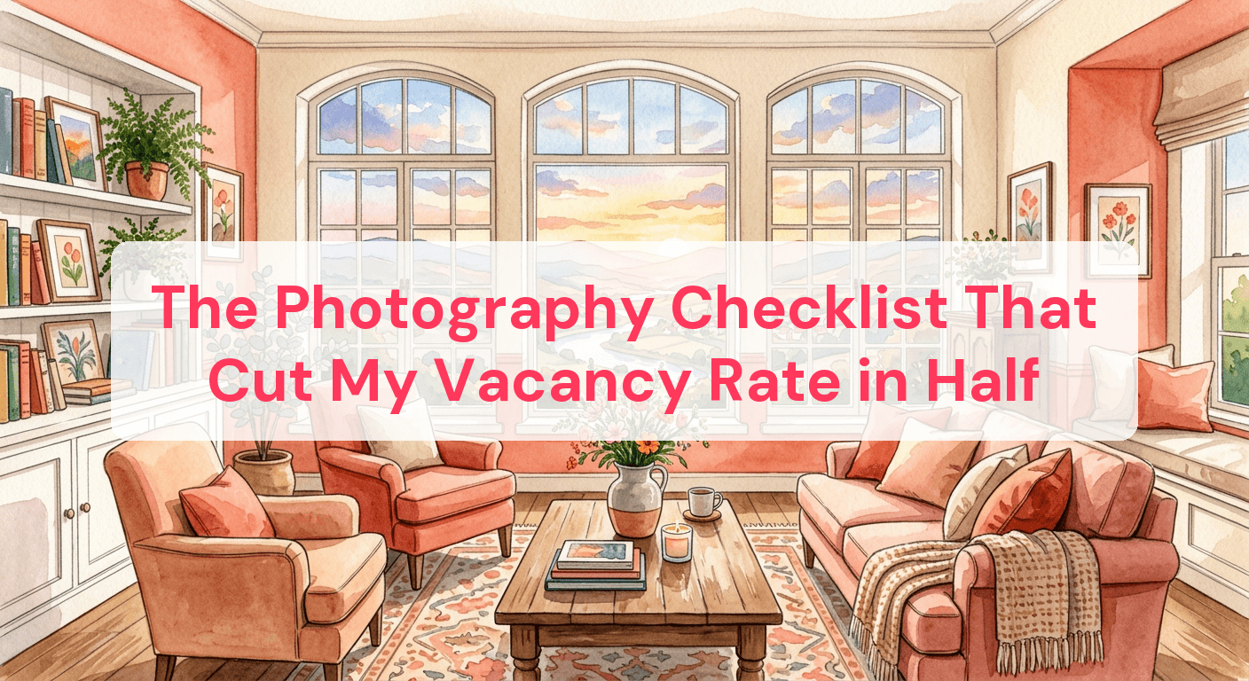 The Photography Checklist That Cut My Vacancy Rate in Half