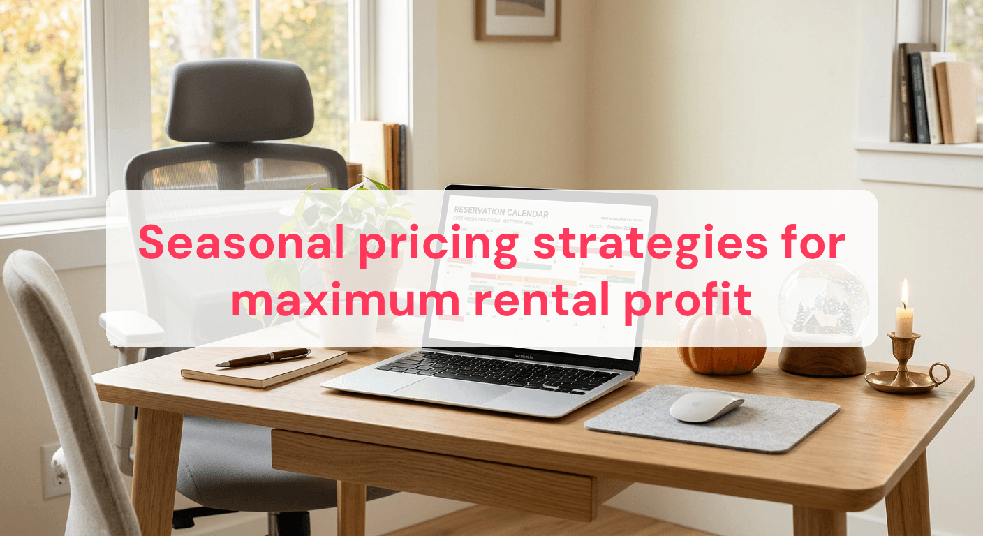 Seasonal pricing strategies for maximum rental profit