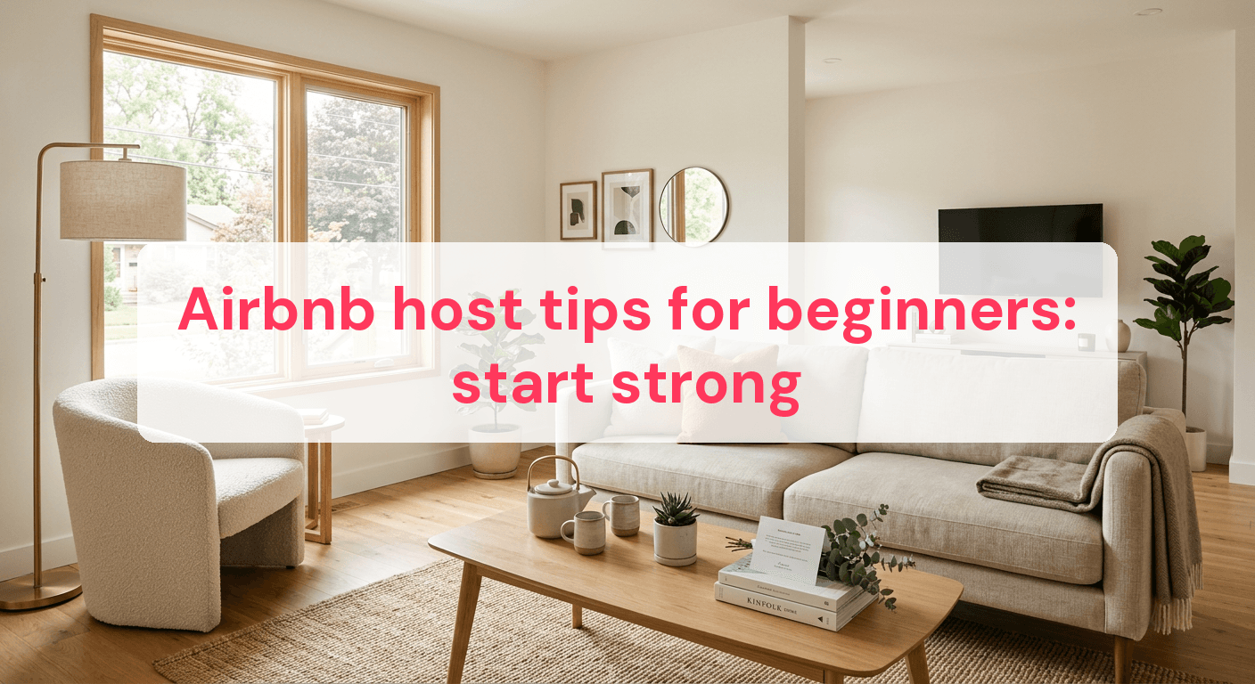 Airbnb host tips for beginners: start strong