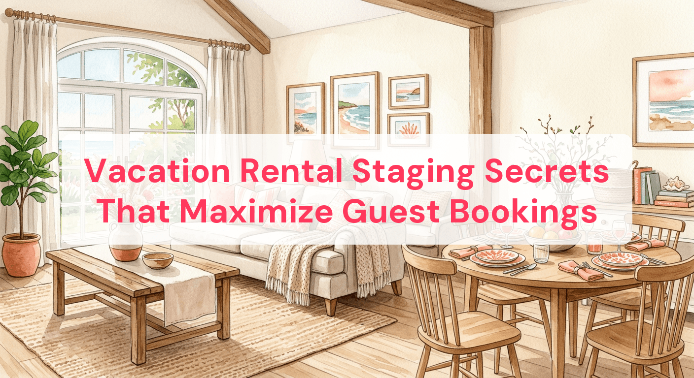 Vacation Rental Staging Secrets That Maximize Guest Bookings