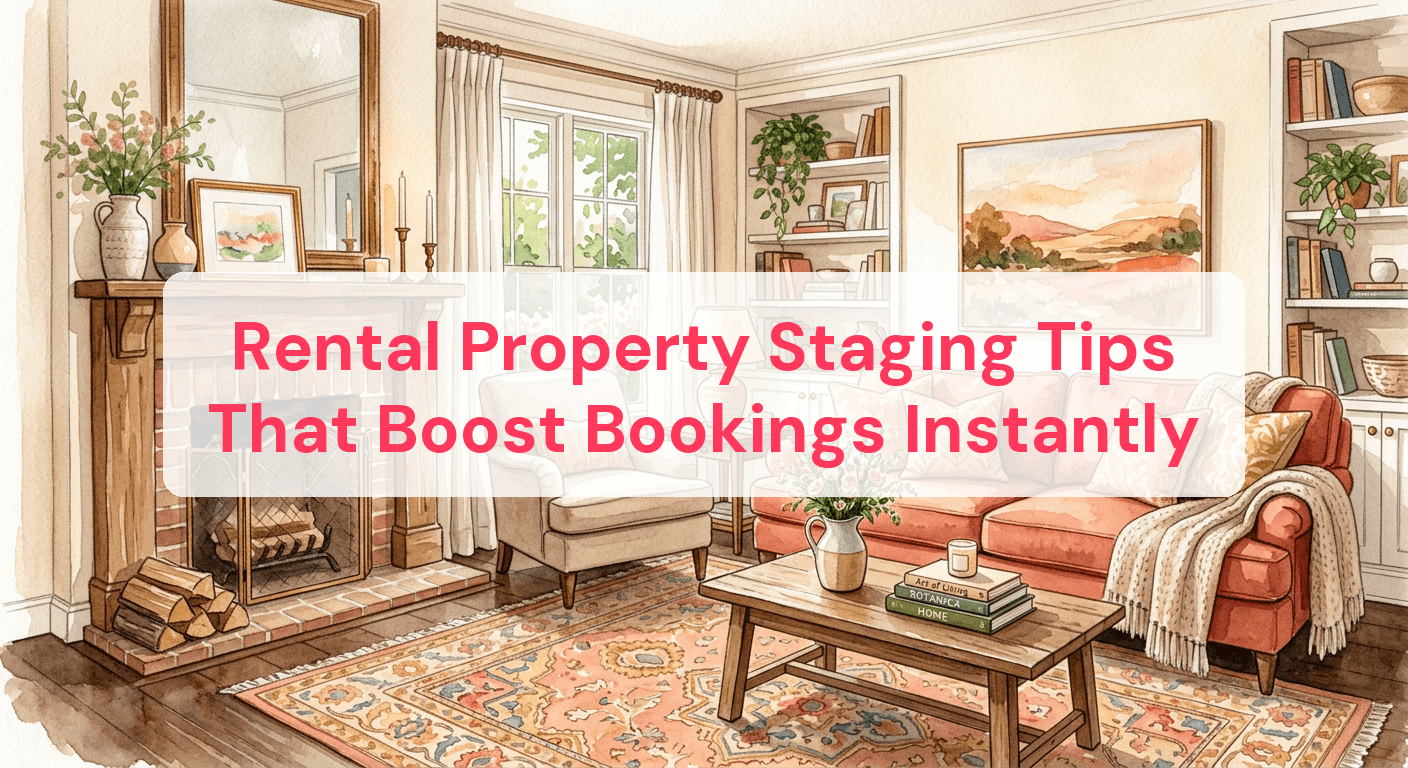 Rental Property Staging Tips That Boost Bookings Instantly