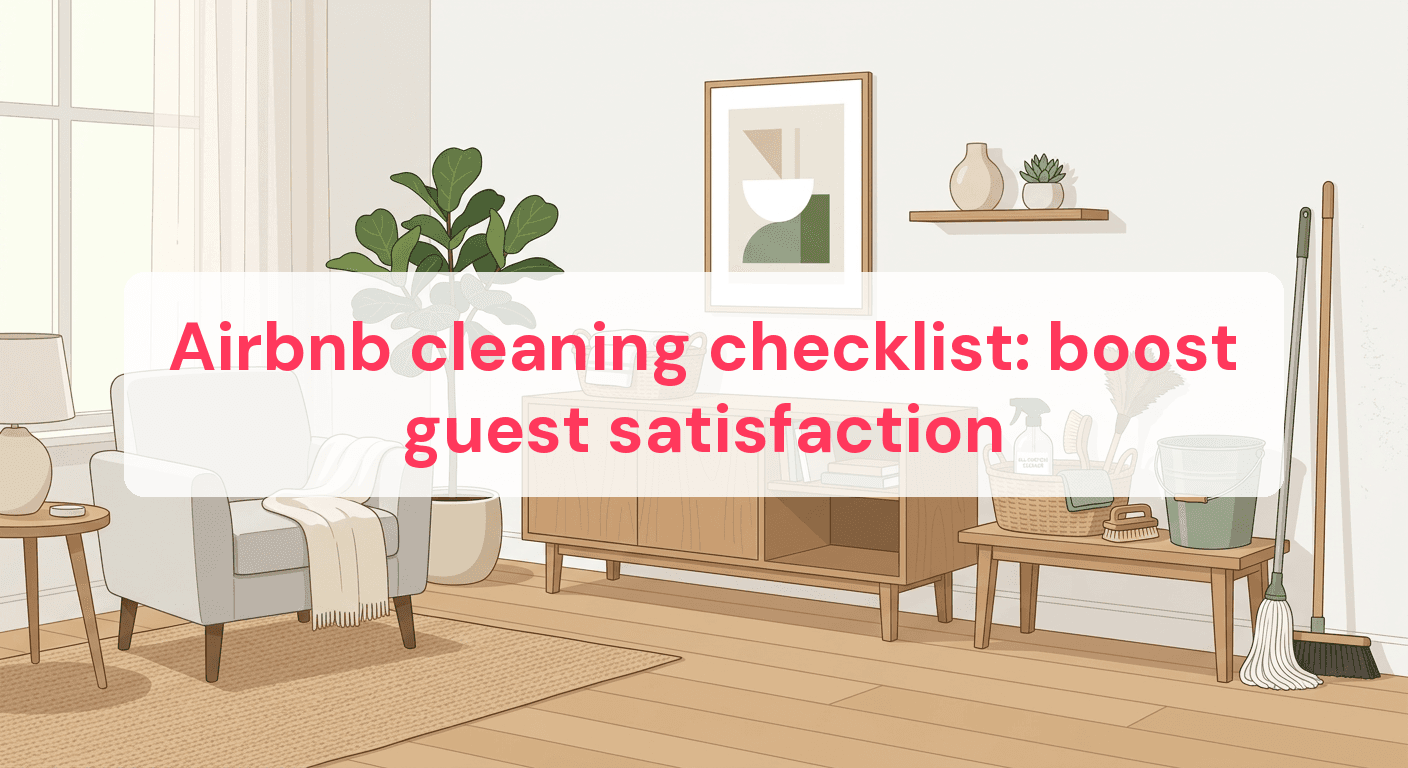 Airbnb cleaning checklist: boost guest satisfaction