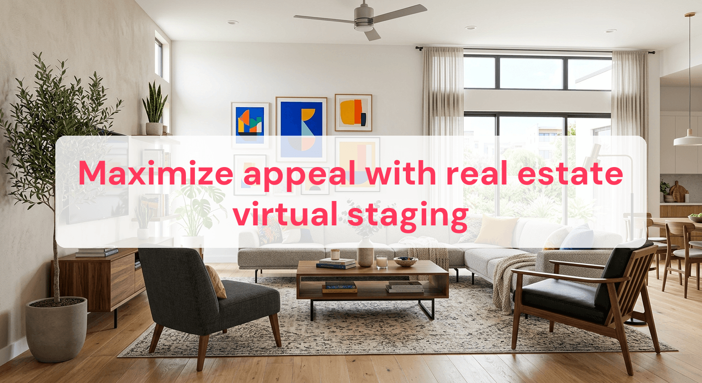 Maximize appeal with real estate virtual staging