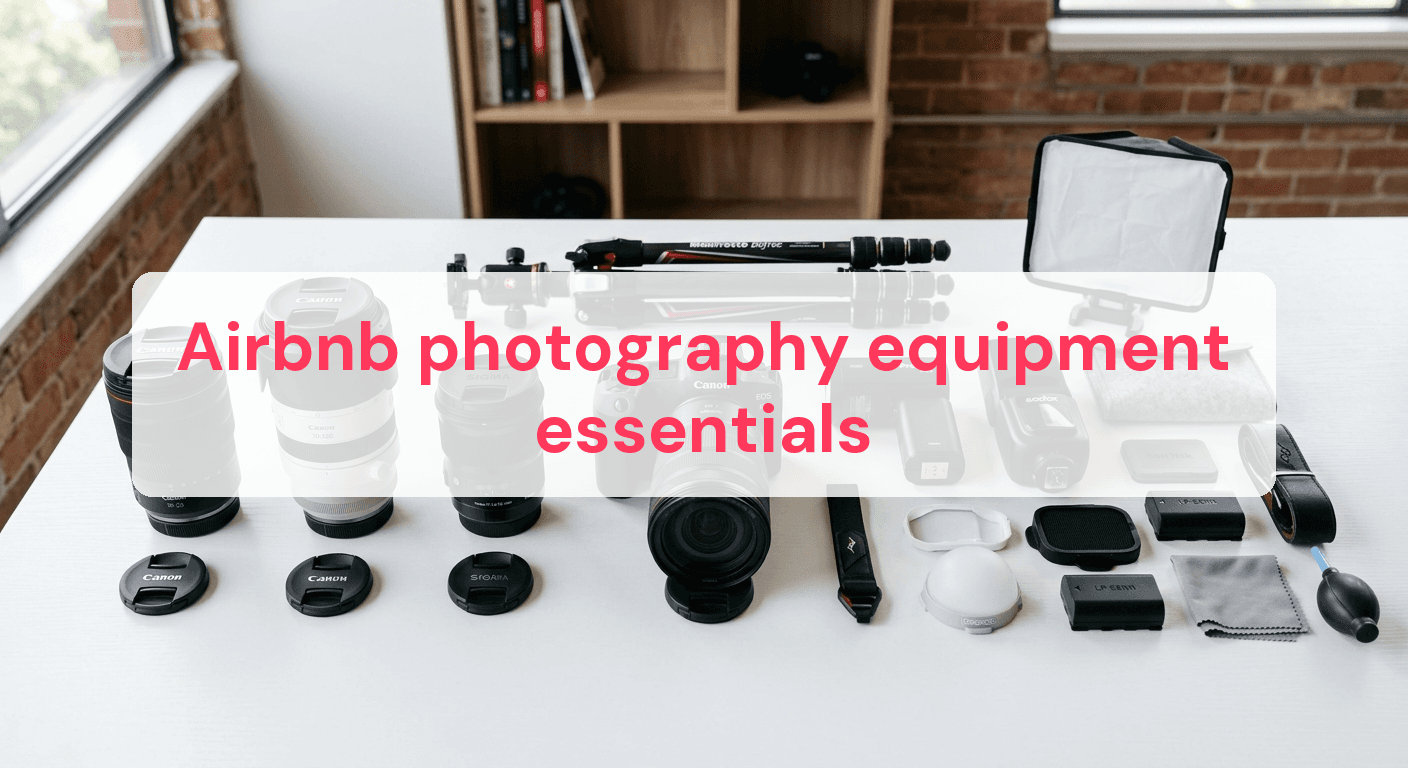 Airbnb photography equipment essentials