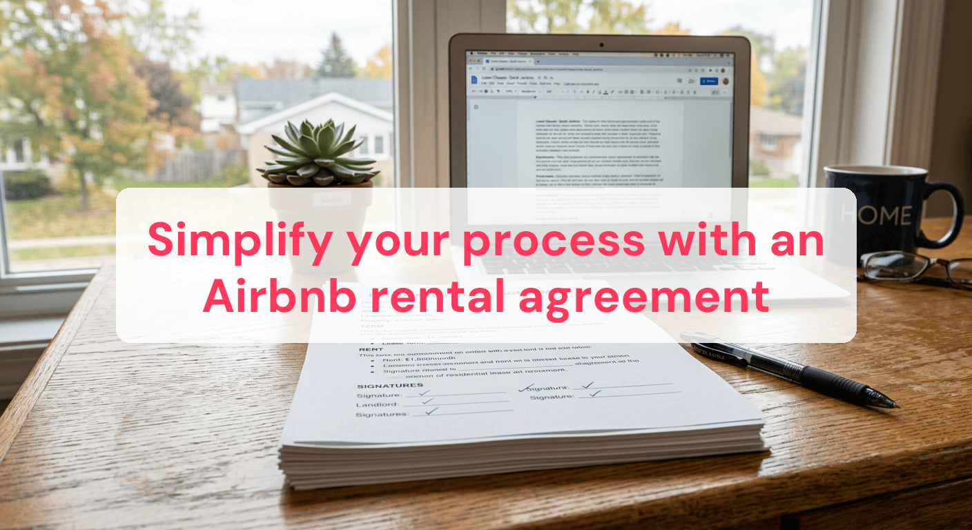 Simplify your process with an Airbnb rental agreement